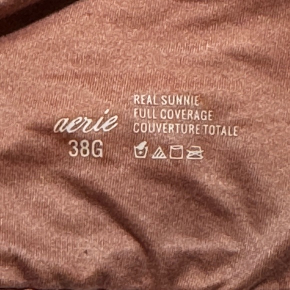 Aerie Pink Full-Coverage Bra with Molded Cups - Picture 6 of 7